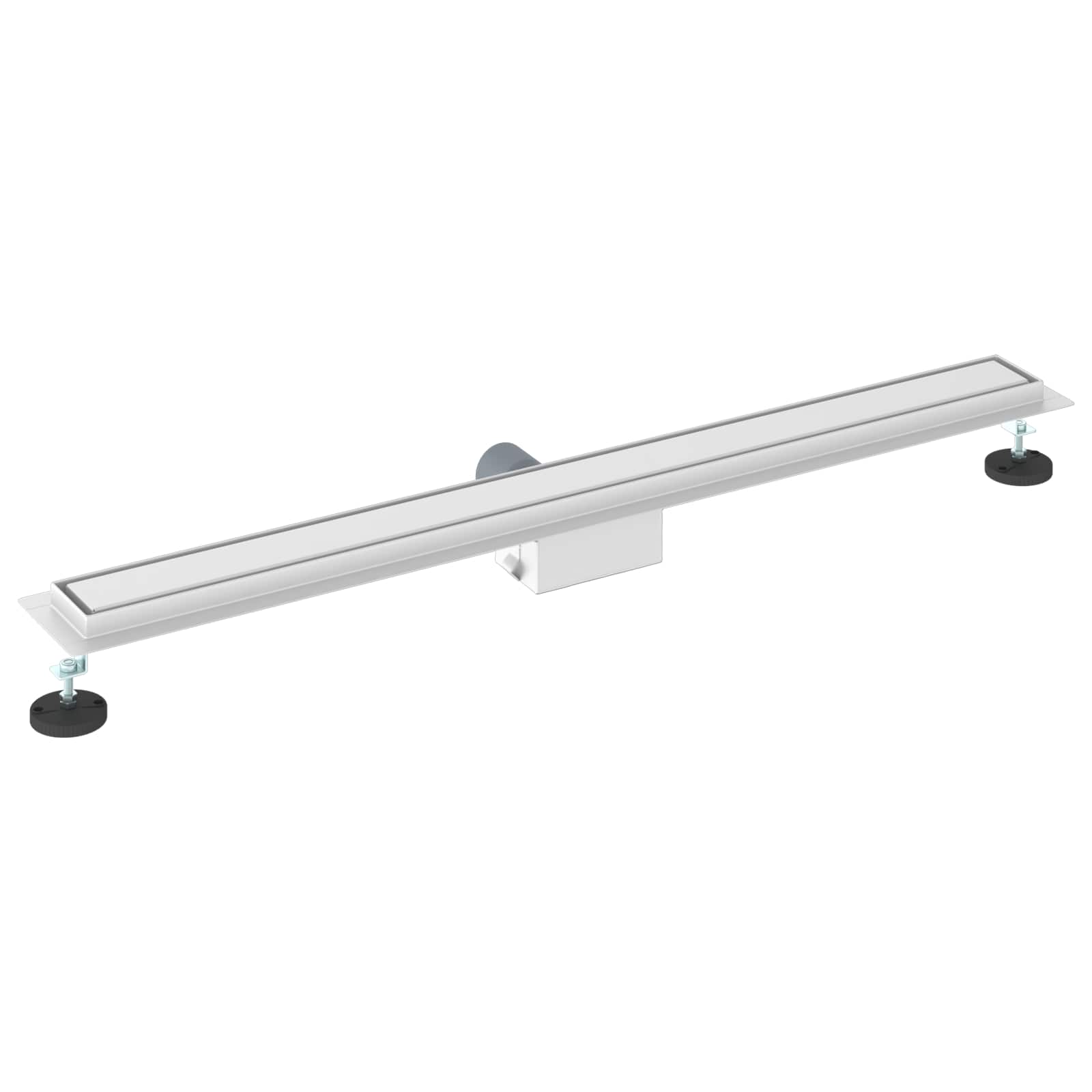 2 i 1 Duschavlopp Silver 90 cm Rostfritt Stål 304