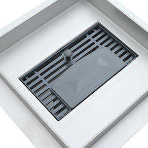 2 i 1 duschavlopp Silver 15 x 15 cm Rostfritt Stål 304