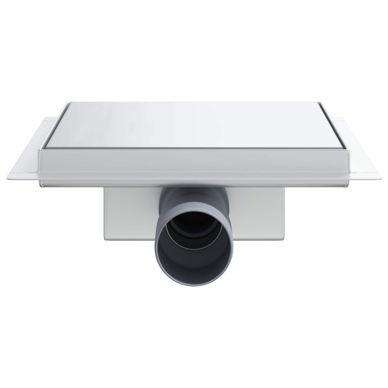 2 i 1 duschavlopp Silver 20 x 20 cm Rostfritt Stål 304