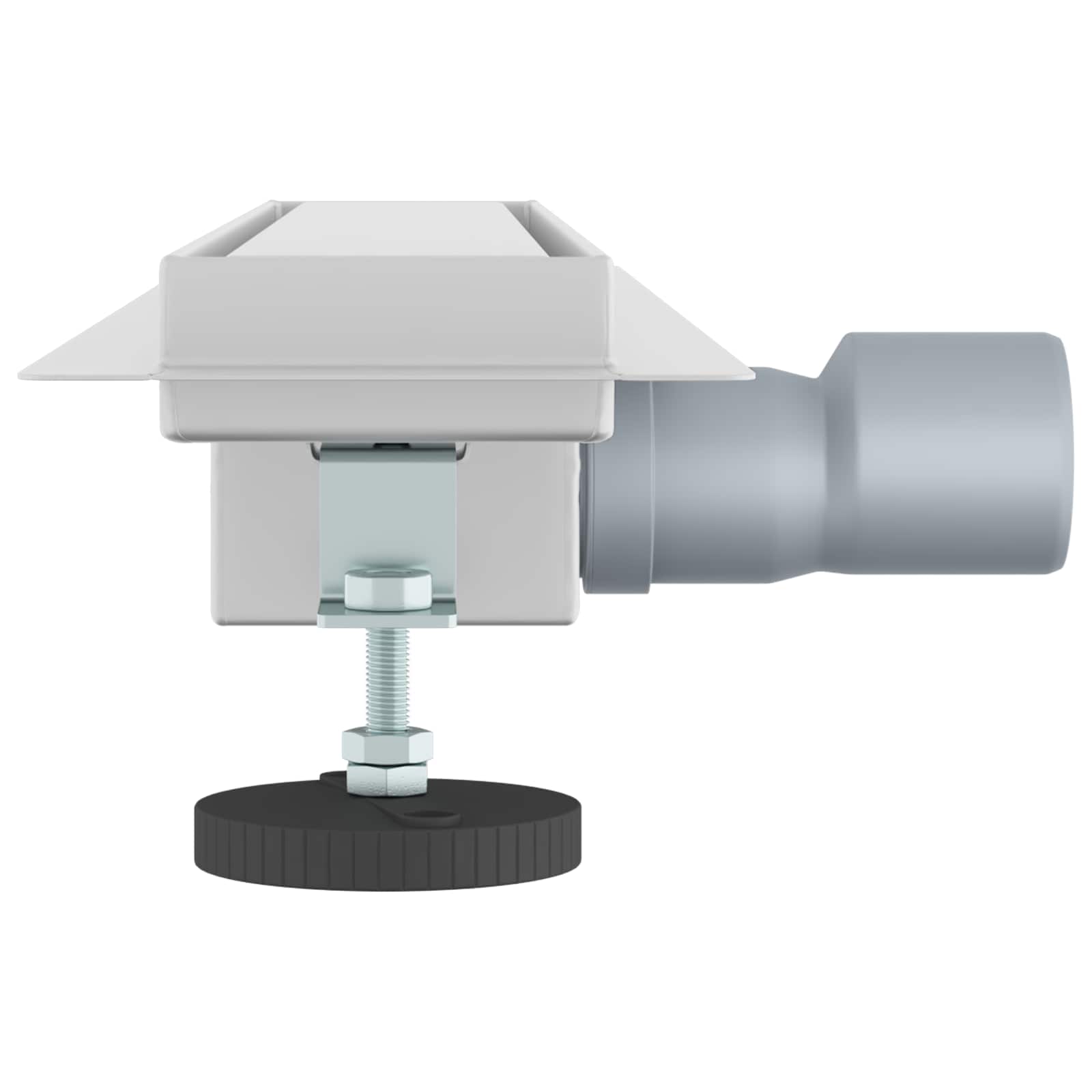 2 i 1 Duschavlopp Silver 50 cm Rostfritt Stål 304