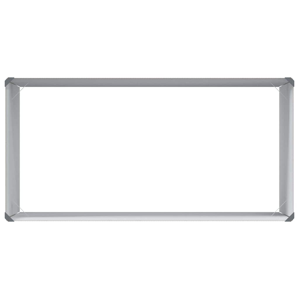 Upphöjd odlingslåda Ljusbrun 98 x 50 x 68 cm Galvaniserat Stål