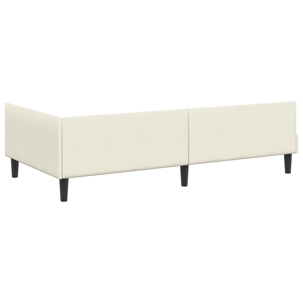 Hörn Sängram med Madrass Övrigt 2 pcs Kräm Sammet