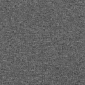 Barnsängram med sänggavel Mörkgrå 90 x 190 cm tyg