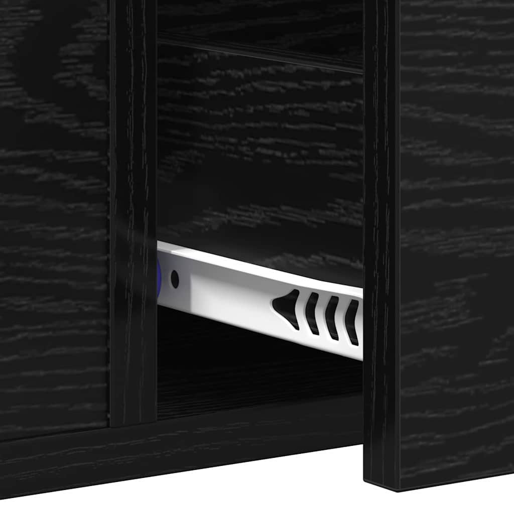 Konsolbord Övrigt Svart ek 100 x 34.5 x 75 cm Konstruerat trä