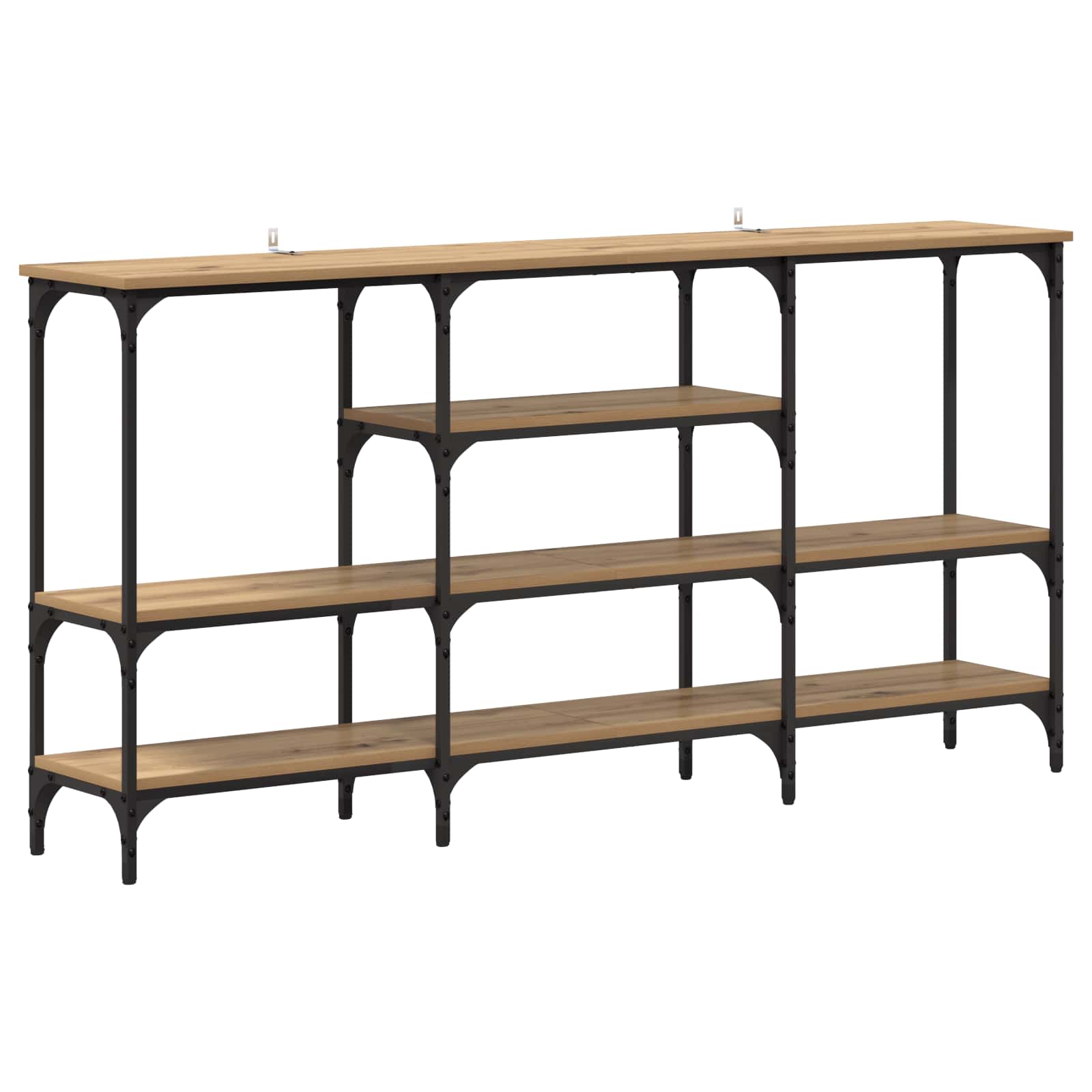 Konsolbord artisan ek 160 x 29 x 80 cm Konstruerat trä