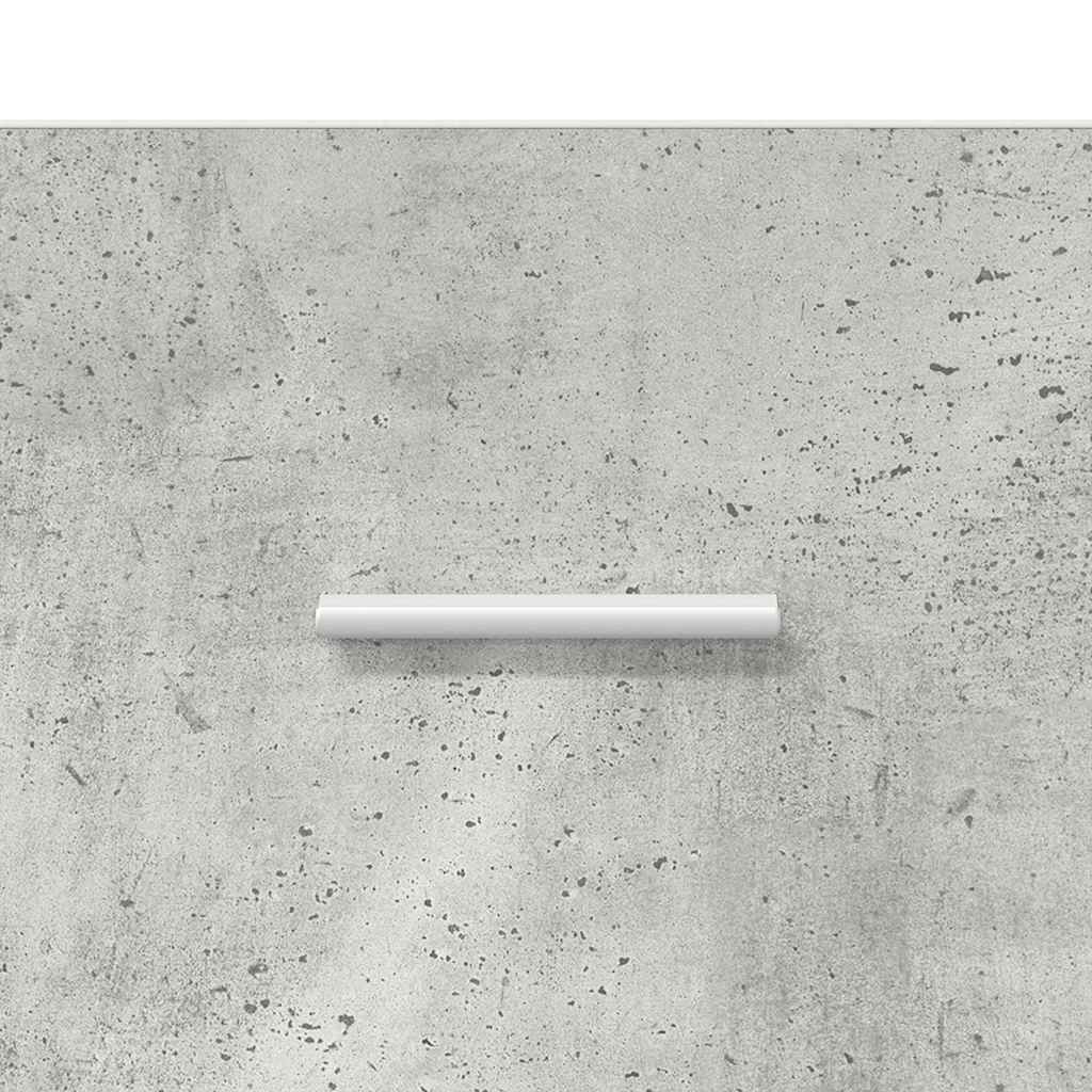 Diskbänksskåp med lagring med dörr Betonggrå Konstruerat trä