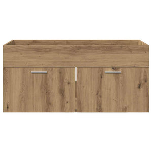 Diskbänksskåp med lagring med dörr Artisan Ek Konstruerat trä