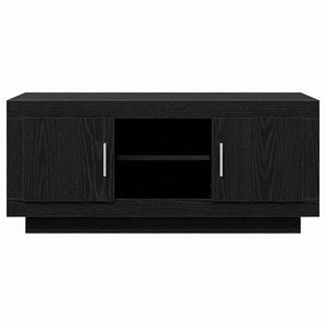 TV-skåp Svart Ek 102 x 35 x 45 cm Konstruerat trä