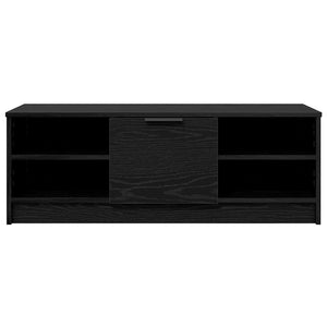 TV-skåp Svart Ek 102 x 35 x 36,5 cm Konstruerat trä