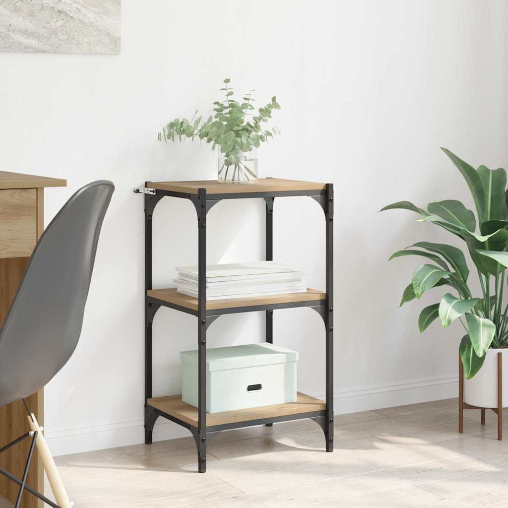 Bokskåp artisan ek 40 x 33 x 70,5 cm Konstruerat trä och järn