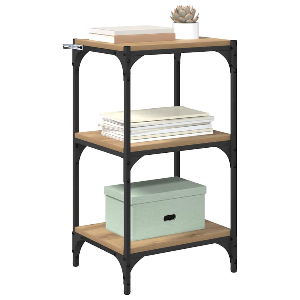 Bokskåp artisan ek 40 x 33 x 70,5 cm Konstruerat trä och järn