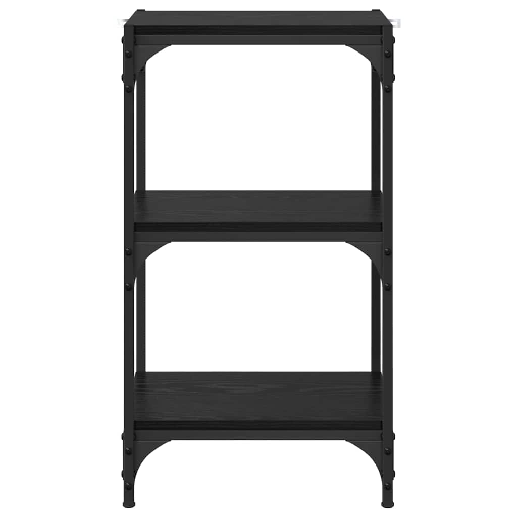 Bokskåp Svart ek 40 x 33 x 70,5 cm Konstruerat trä och järn