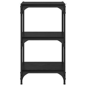 Bokskåp Svart ek 40 x 33 x 70,5 cm Konstruerat trä och järn