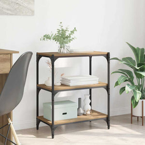 Bokskåp artisan ek 60 x 33 x 70,5 cm Konstruerat trä och järn