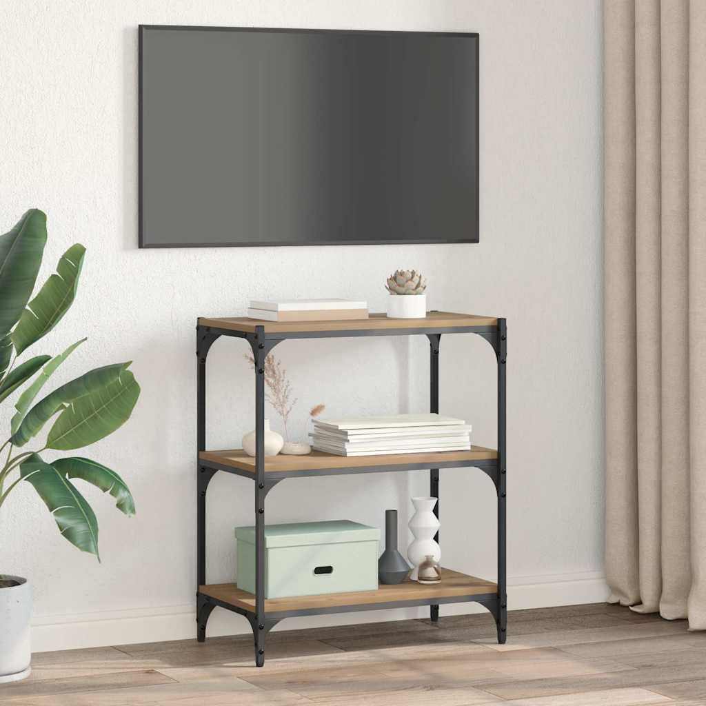 Bokskåp artisan ek 60 x 33 x 70,5 cm Konstruerat trä och järn