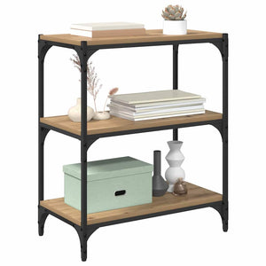 Bokskåp artisan ek 60 x 33 x 70,5 cm Konstruerat trä och järn