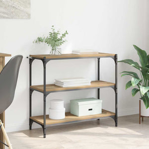 Bokskåp Artisan Ek 80 x 33 x 70,5 cm Konstruerat trä och järn