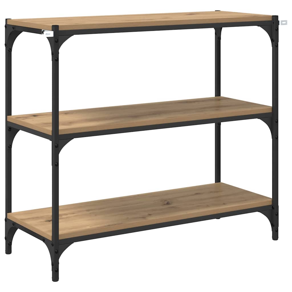 Bokskåp Artisan Ek 80 x 33 x 70,5 cm Konstruerat trä och järn