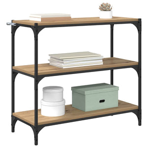 Bokskåp Artisan Ek 80 x 33 x 70,5 cm Konstruerat trä och järn