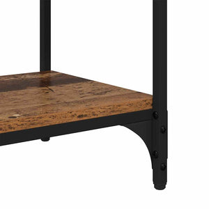 TV-skåp Gammalt trä 100x33x41cm Konstruerat trä och järn