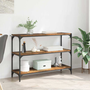 Bokskåp Gammalt trä 100 x 33 x 70,5 cm Konstruerat trä och järn