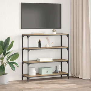 Bokskåp Artisan Ek 100 x 33 x 100 cm Konstruerat trä och järn