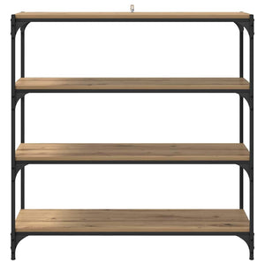 Bokskåp Artisan Ek 100 x 33 x 100 cm Konstruerat trä och järn