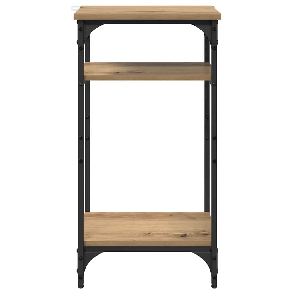 Sidobord med hylla Artisan Ek 40 x 30 x 75 cm Konstruerat trä