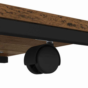 Sidobord med hjul Gammalt trä 50 x 35 x 55.5 cm Konstruerat trä