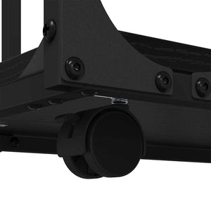 Sidobord med hylla Svart Ek 50 x 35 x 55.5 cm Konstruerat trä