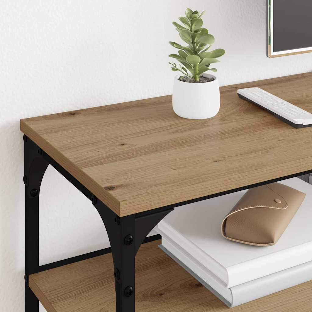 TV-skåp Artisan Ek 160 x 30 x 50 cm Konstruerat trä och järn