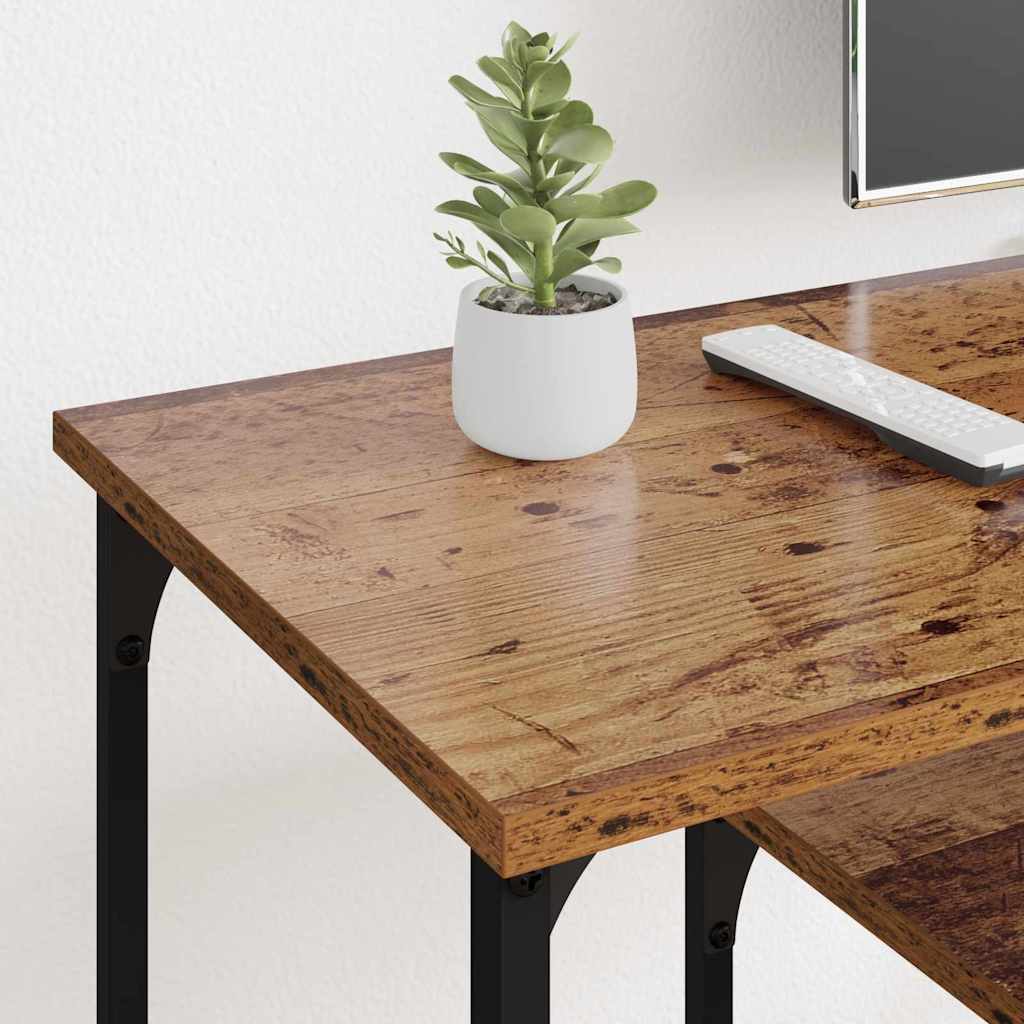 TV-skåp Gammalt trä 102 x 35 x 45,5 cm Konstruerat trä och järn