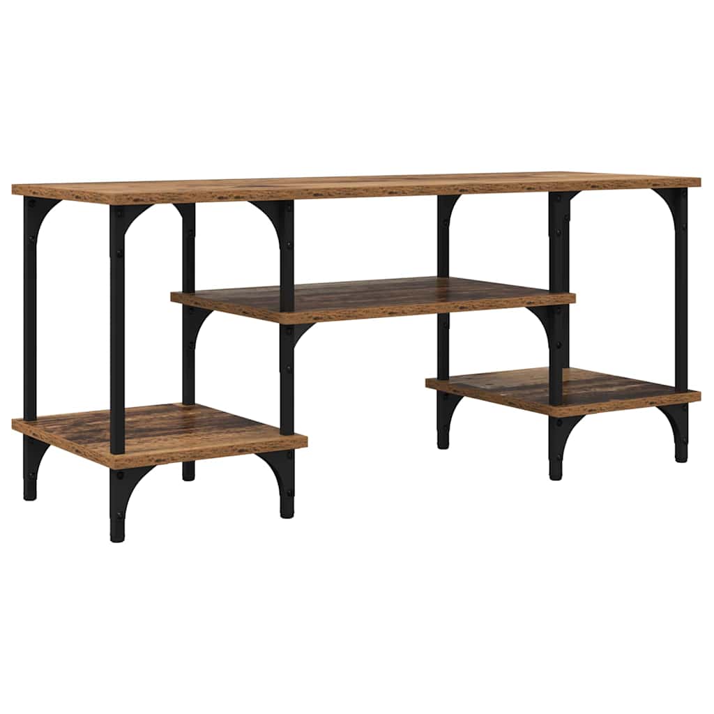 TV-skåp Gammalt trä 102 x 35 x 45,5 cm Konstruerat trä och järn