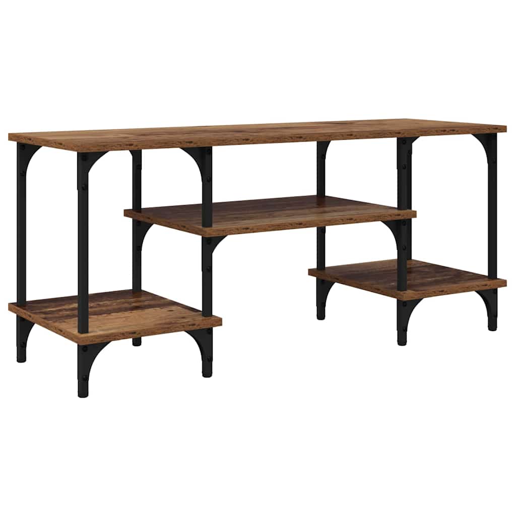 TV-skåp Gammalt trä 102 x 35 x 45,5 cm Konstruerat trä och järn