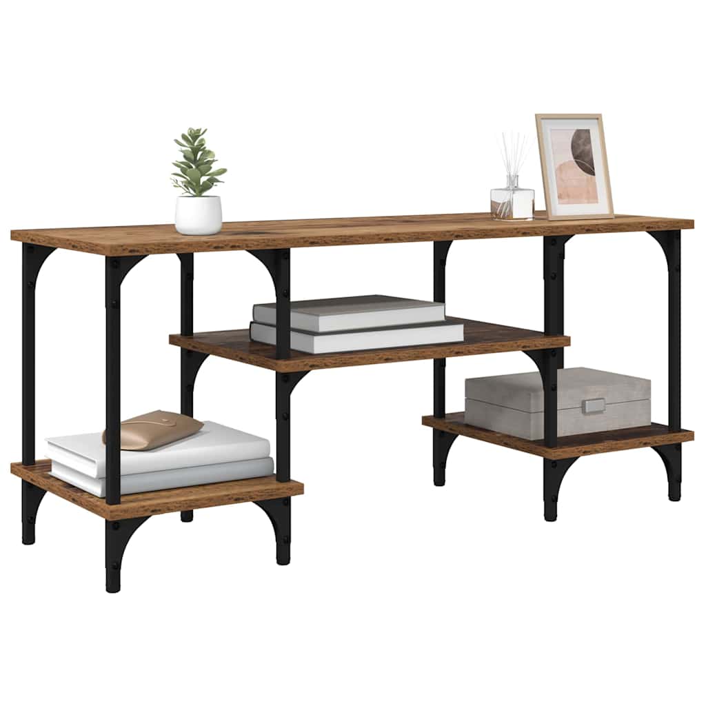 TV-skåp Gammalt trä 102 x 35 x 45,5 cm Konstruerat trä och järn