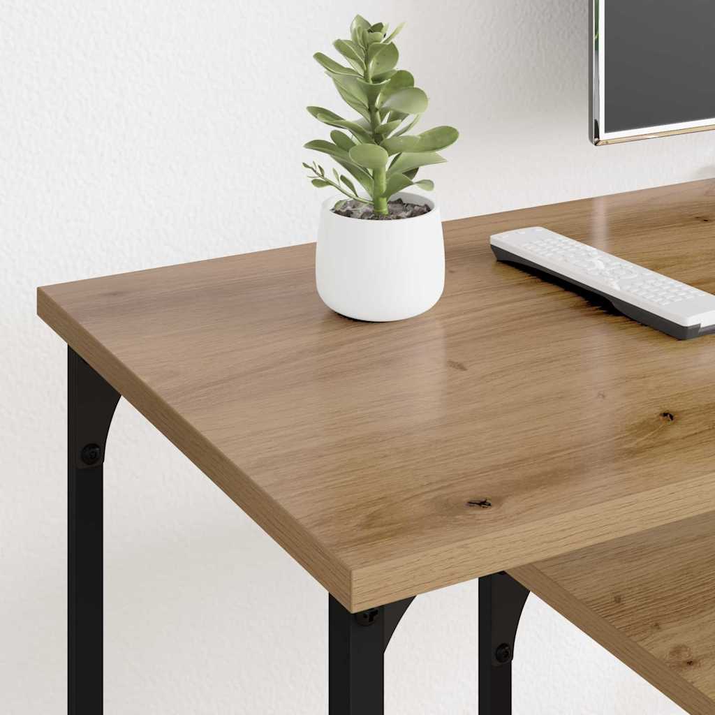 TV-skåp Artisan Ek 102 x 35 x 45,5 cm Konstruerat trä och järn