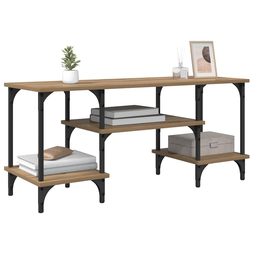 TV-skåp Artisan Ek 102 x 35 x 45,5 cm Konstruerat trä och järn