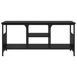 TV-skåp Svart Ek 100 x 35 x 45 cm Konstruerat trä och järn