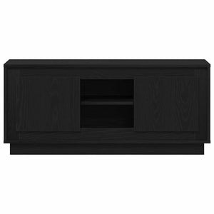 TV-skåp Svart Ek 102 x 35 x 45 cm Konstruerat trä