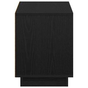 TV-skåp Svart Ek 102 x 35 x 45 cm Konstruerat trä