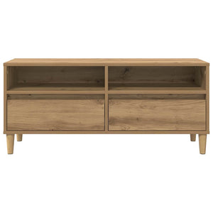 TV-skåp Artisan Ek 100 x 34,5 x 44,5 cm Konstruerat trä