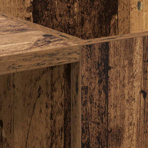 Skivskåp Gammalt trä 121 x 38 x 48 cm Konstruerat trä