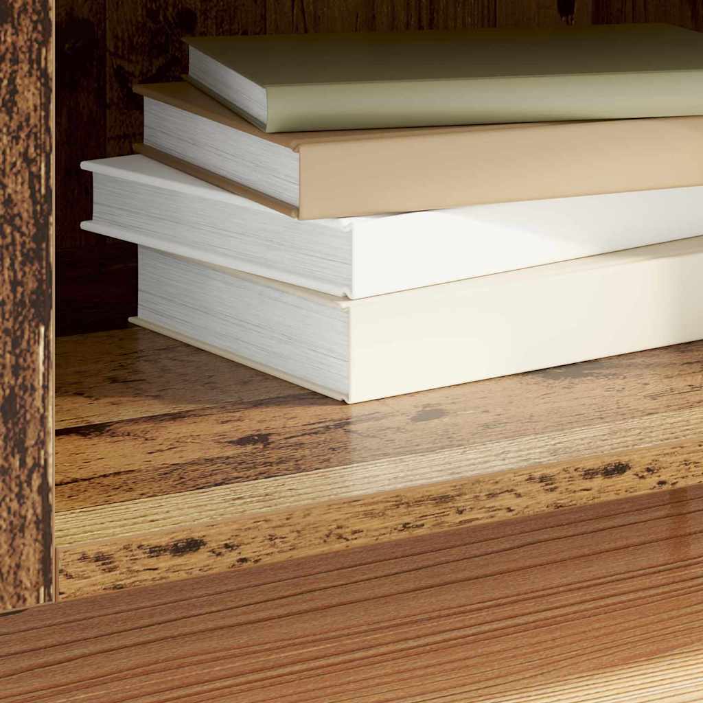 Skivskåp Gammalt trä 121 x 38 x 48 cm Konstruerat trä