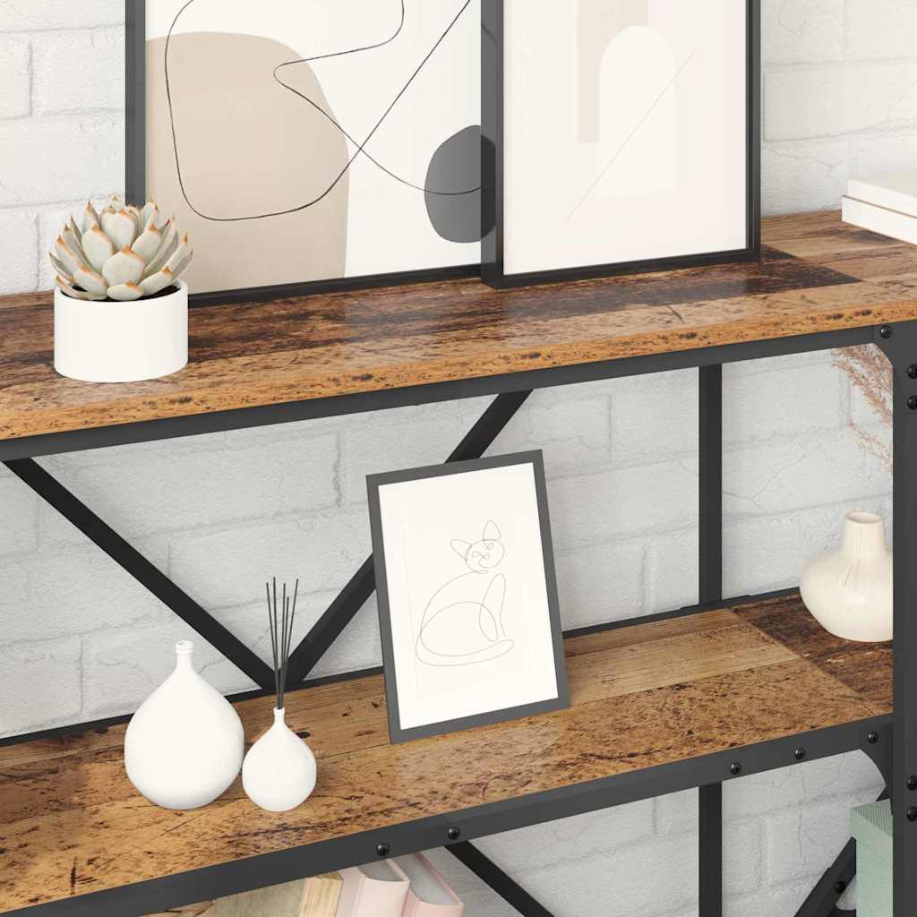 Konsolbord Gammalt trä 160 x 30 x 75 cm Konstruerat trä