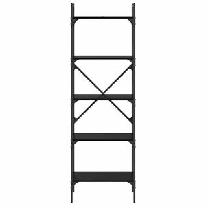 Bokhylla Svart Ek 56 x 32 x 174 cm Konstruerat trä