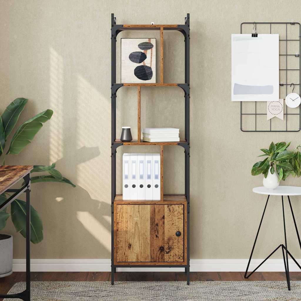 Bokhylla Gammalt trä 44,5 x 30 x 154,5 cm Konstruerat trä