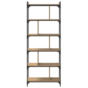 Bokhylla artisan ek 76 x 32 x 192 cm Konstruerat trä