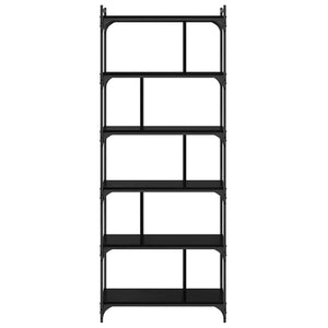 Bokhylla Svart ek 76 x 32 x 192 cm Konstruerat trä