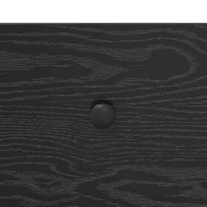 Konsolbord med låda Svart Ek 75 x 34,5 x 75 cm Konstruerat trä