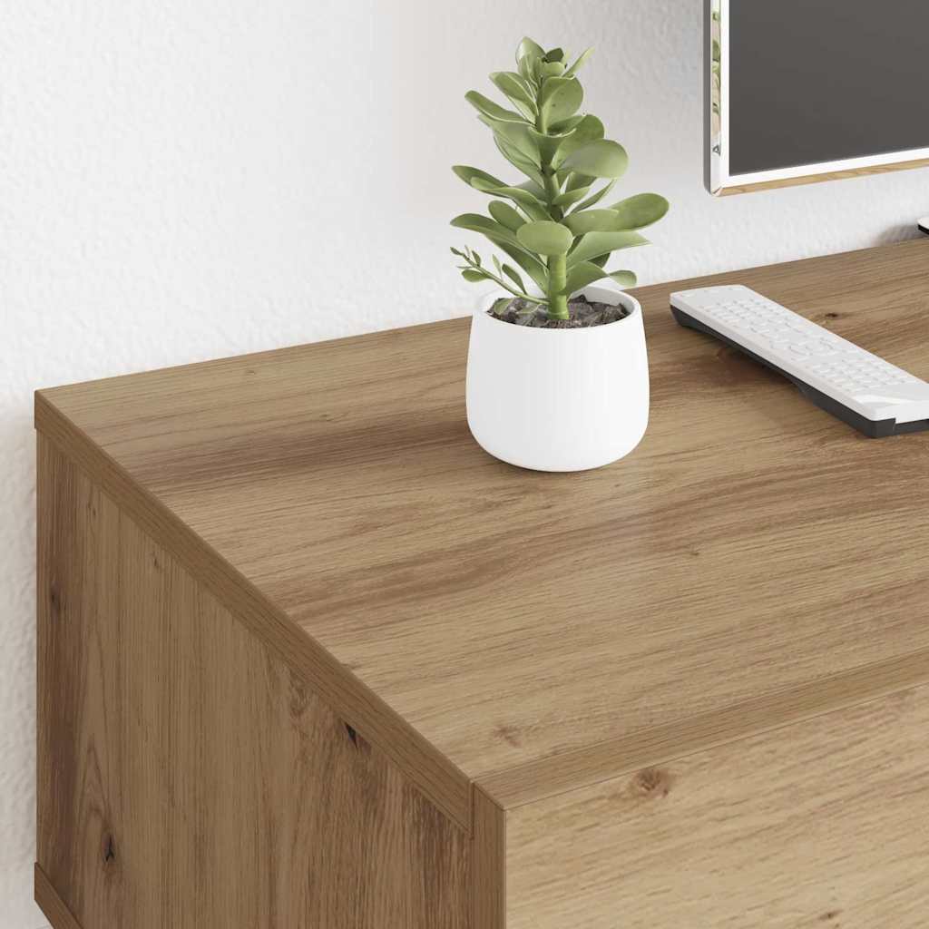 TV-skåp med låda artisan ek 150 x 36 x 30 cm Konstruerat trä